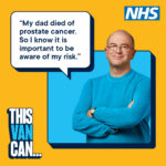 prostate cancer mobile screening poster